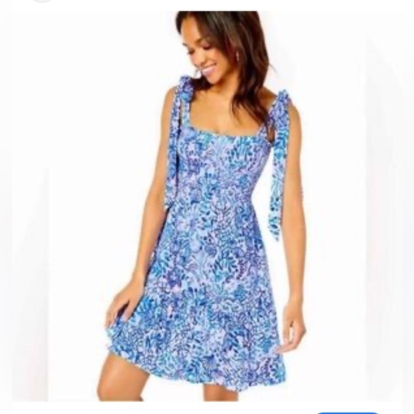 Lilly Pulitzer Dresses & Skirts - LILLY Pulitzer Kailua Smocked Calla Lilly Pink Dress Tides Good Vibes. MEDIUM